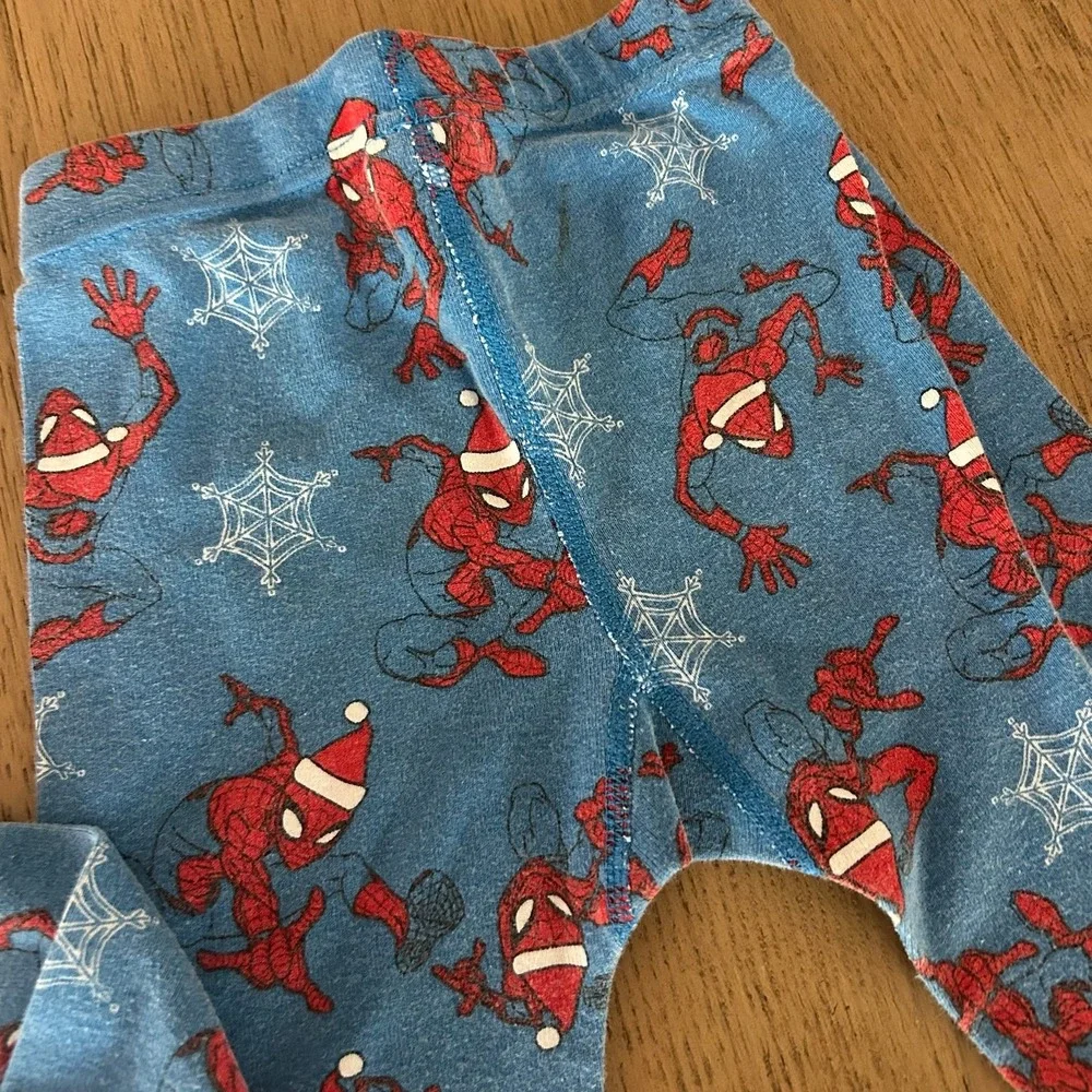 Boys Marvel Spiderman Bundle 3T Hoodie & Hanna Andersson Pajama Set
